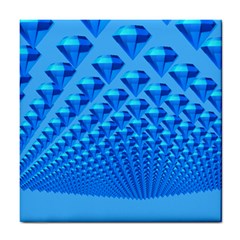 Diamond Pattern Tile Coaster by Sparkle