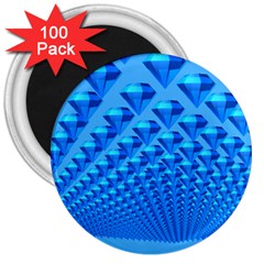 Diamond Pattern 3  Magnets (100 Pack) by Sparkle