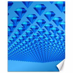 Diamond Pattern Canvas 16  X 20  by Sparkle