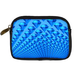 Diamond Pattern Digital Camera Leather Case by Sparkle