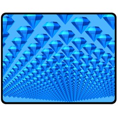 Diamond Pattern Fleece Blanket (medium) by Sparkle