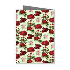 Flowers Pattern Mini Greeting Cards (pkg Of 8)