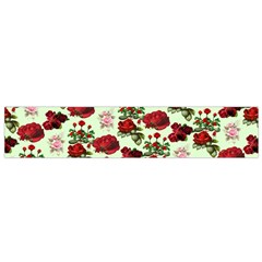 Flowers Pattern Small Flano Scarf