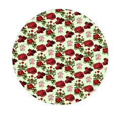 Flowers Pattern Mini Round Pill Box (pack Of 3) by Sparkle