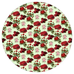 Flowers Pattern Round Trivet by Sparkle