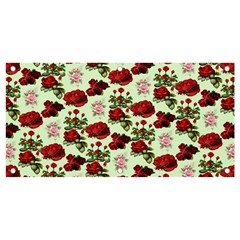 Flowers Pattern Banner And Sign 4  X 2  by Sparkle