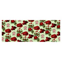 Flowers Pattern Banner And Sign 8  X 3  by Sparkle