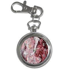 Cora; Abstraction Key Chain Watches by kaleidomarblingart