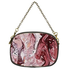 Cora; Abstraction Chain Purse (two Sides) by kaleidomarblingart