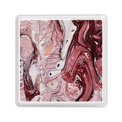 Cora; Abstraction Memory Card Reader (square) by kaleidomarblingart