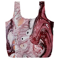 Cora; Abstraction Full Print Recycle Bag (xxl) by kaleidomarblingart