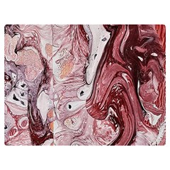 Cora; Abstraction Premium Plush Fleece Blanket (extra Small) by kaleidomarblingart