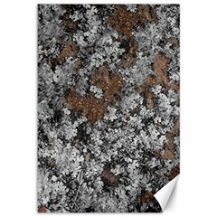 Floral Surface Print Design Canvas 12  X 18 