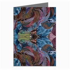 Marbled Confetti Symmetry Greeting Cards (pkg Of 8) by kaleidomarblingart