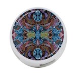 Marbled confetti symmetry 4-Port USB Hub (One Side) Front