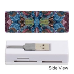 Marbled Confetti Symmetry Memory Card Reader (stick) by kaleidomarblingart