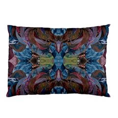 Marbled Confetti Symmetry Pillow Case (two Sides) by kaleidomarblingart