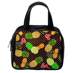 Troipcal Pineapple Fun Classic Handbag (one Side) by PaperDesignNest