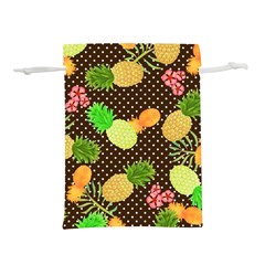 Troipcal Pineapple Fun Lightweight Drawstring Pouch (l)