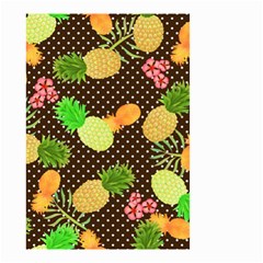 Pineapple Fun Small Garden Flag (two Sides) by PaperDesignNest