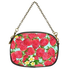 Strawberries-2 Chain Purse (two Sides) by PaperDesignNest