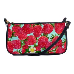 Strawberries-2 Shoulder Clutch Bag by PaperDesignNest