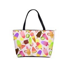 Ice Cream Pink Classic Shoulder Handbag by PaperDesignNest