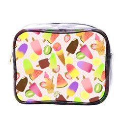 Ice Cream Pink Mini Toiletries Bag (One Side)