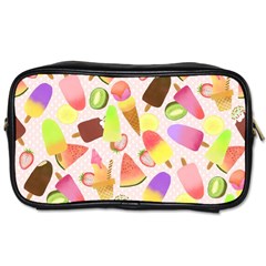 Ice Cream Pink Toiletries Bag (one Side)