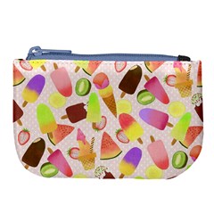 Ice Cream Pink Large Coin Purse