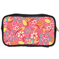 Whimsy Floral Pattern  Toiletries Bag (one Side)