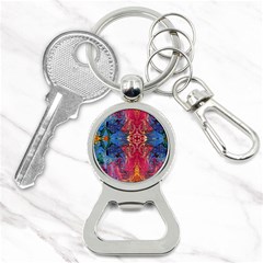 Firey Repeats I Bottle Opener Key Chain by kaleidomarblingart