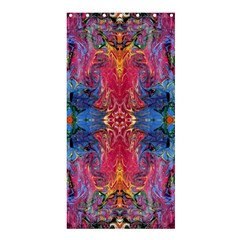 Firey Repeats I Shower Curtain 36  X 72  (stall)  by kaleidomarblingart