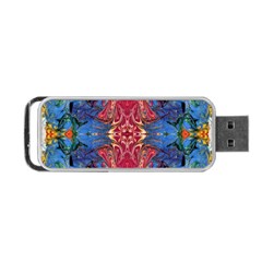 Firey Repeats I Portable Usb Flash (one Side) by kaleidomarblingart