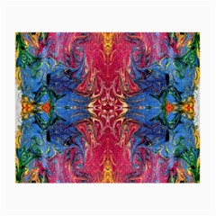 Firey Repeats I Small Glasses Cloth (2 Sides) by kaleidomarblingart