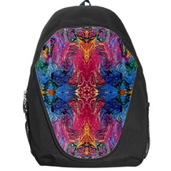 Firey Repeats I Backpack Bag by kaleidomarblingart