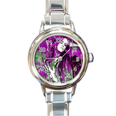 St  Cathy  Round Italian Charm Watch by MRNStudios