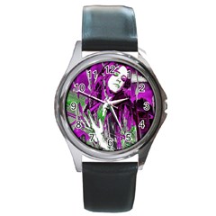 St  Cathy  Round Metal Watch by MRNStudios