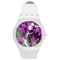 St  Cathy  Round Plastic Sport Watch (m) by MRNStudios