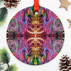 Firey Repeats Iv Ornament (round) by kaleidomarblingart