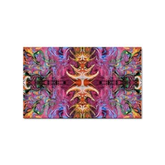 Firey Repeats Iv Sticker (rectangular) by kaleidomarblingart