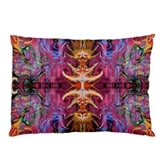 Firey Repeats Iv Pillow Case by kaleidomarblingart