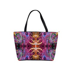 Firey Repeats Iv Classic Shoulder Handbag by kaleidomarblingart