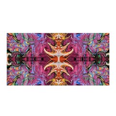 Firey Repeats Iv Satin Wrap 35  X 70  by kaleidomarblingart