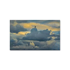 Bird Flying Over Stormy Sky Sticker Rectangular (10 Pack) by dflcprintsclothing