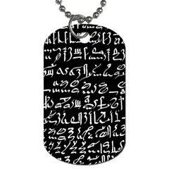 Sanscrit Pattern Design Dog Tag (one Side) by dflcprintsclothing