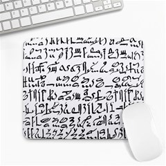 Sanscrit Pattern Design Large Mousepad by dflcprintsclothing