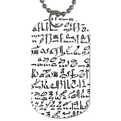 Sanscrit Pattern Design Dog Tag (two Sides) by dflcprintsclothing