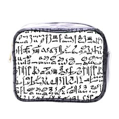 Sanscrit Pattern Design Mini Toiletries Bag (one Side) by dflcprintsclothing