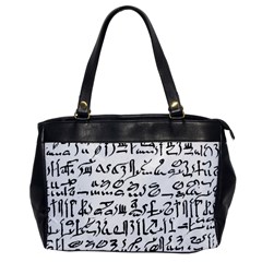 Sanscrit Pattern Design Oversize Office Handbag by dflcprintsclothing